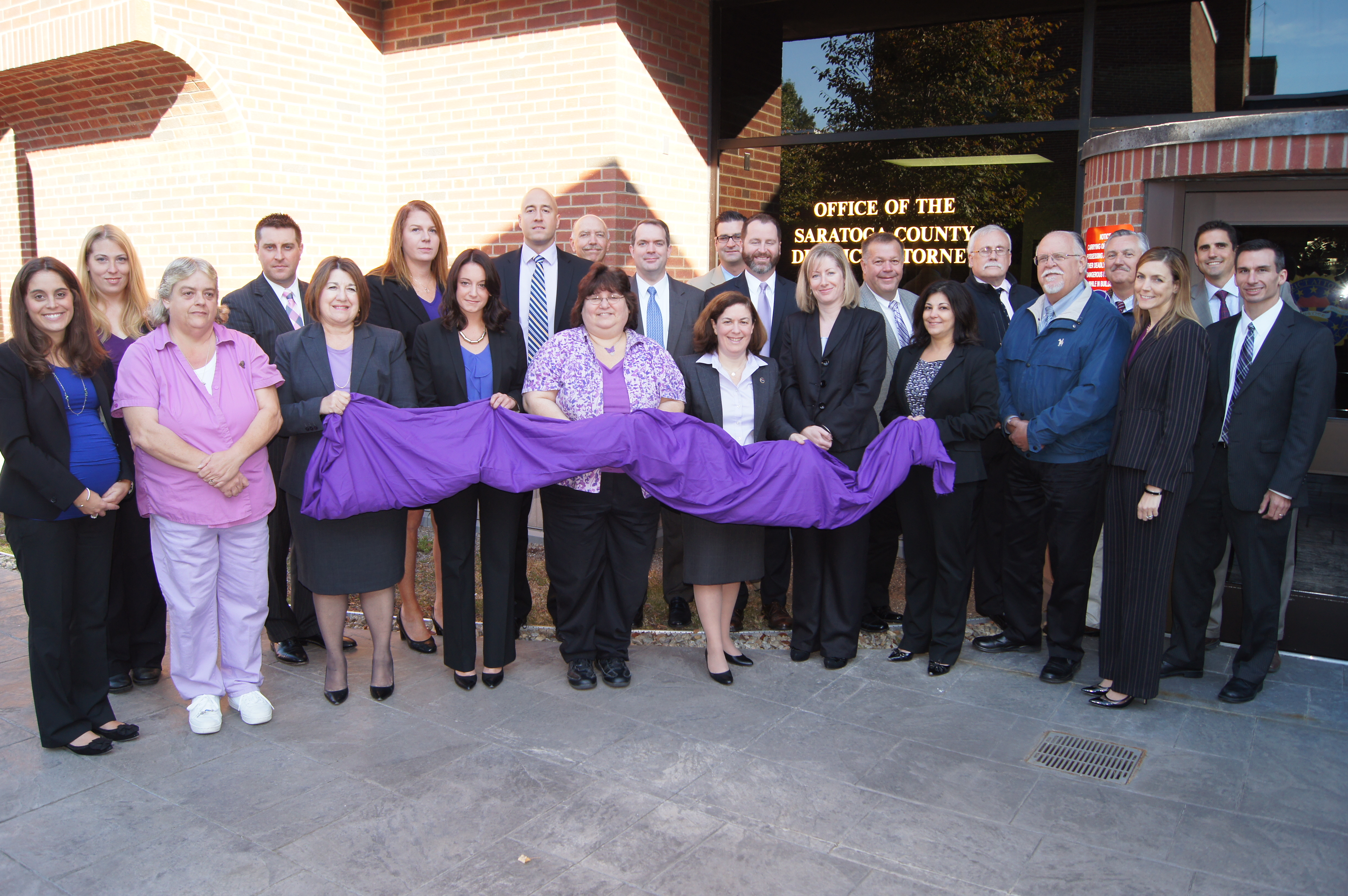 Acting Saratoga County District Attorney Karen Heggen and staff recognize October as “Domestic Violence Awareness Month”.