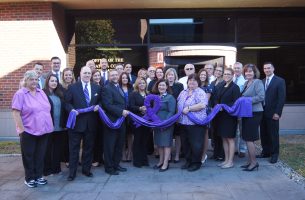 Purple Adorns District Attorney’s Office For Domestic Violence Awareness Month